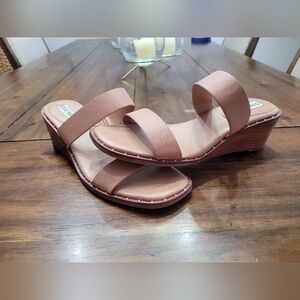 Steve Madden wedge sandals 9.5 GUC
